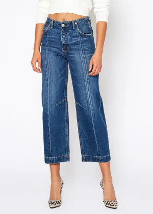 Queen High Rise Crop Wide Leg
