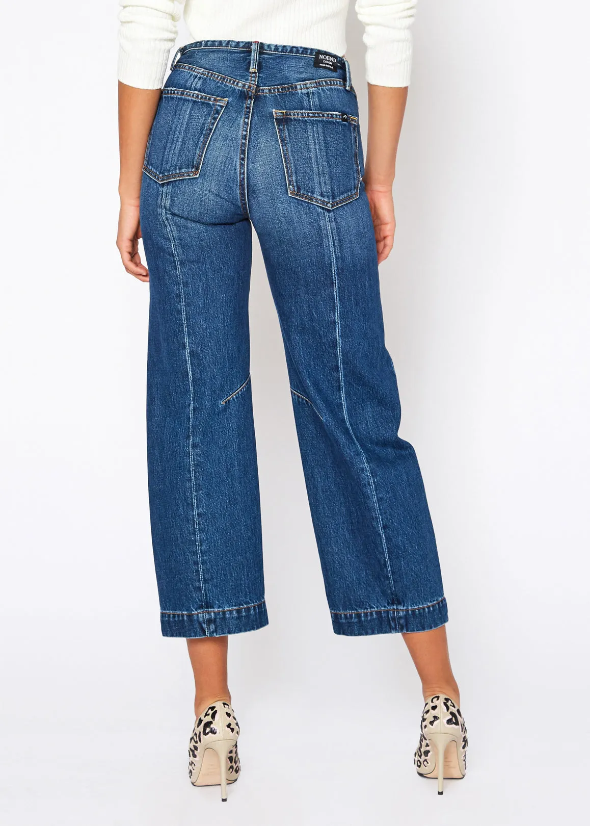 Queen High Rise Crop Wide Leg