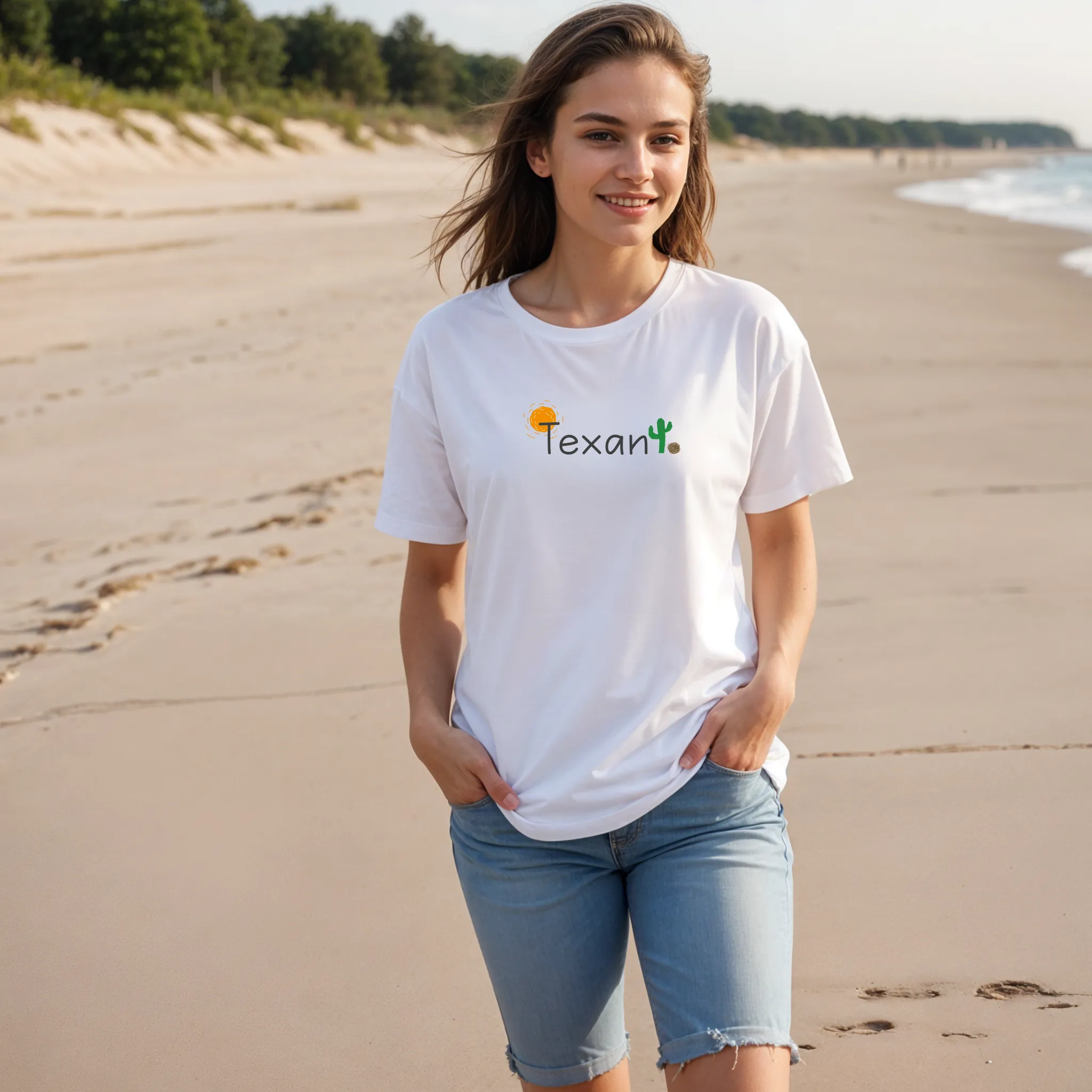"Texan" Relaxed Fit Crew Unisex T-Shirt