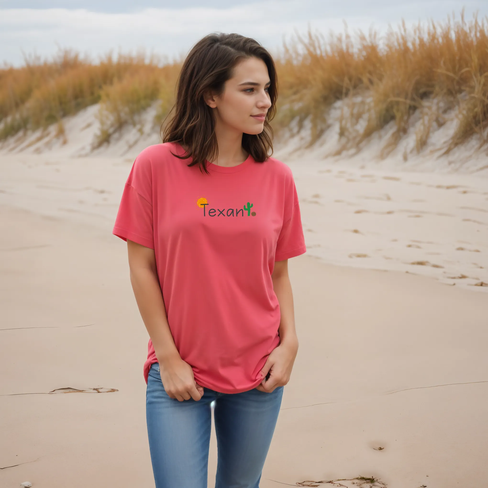 "Texan" Relaxed Fit Crew Unisex T-Shirt