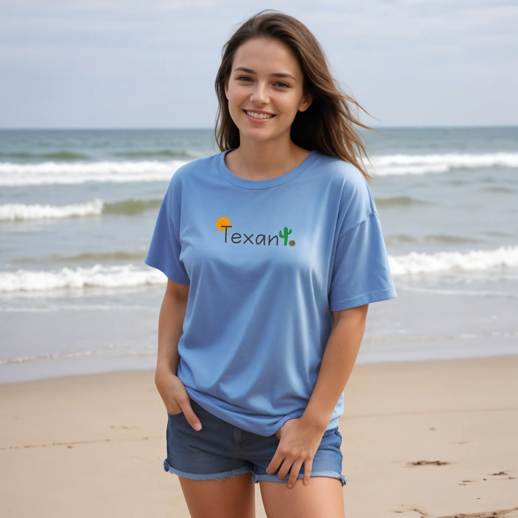 "Texan" Relaxed Fit Crew Unisex T-Shirt