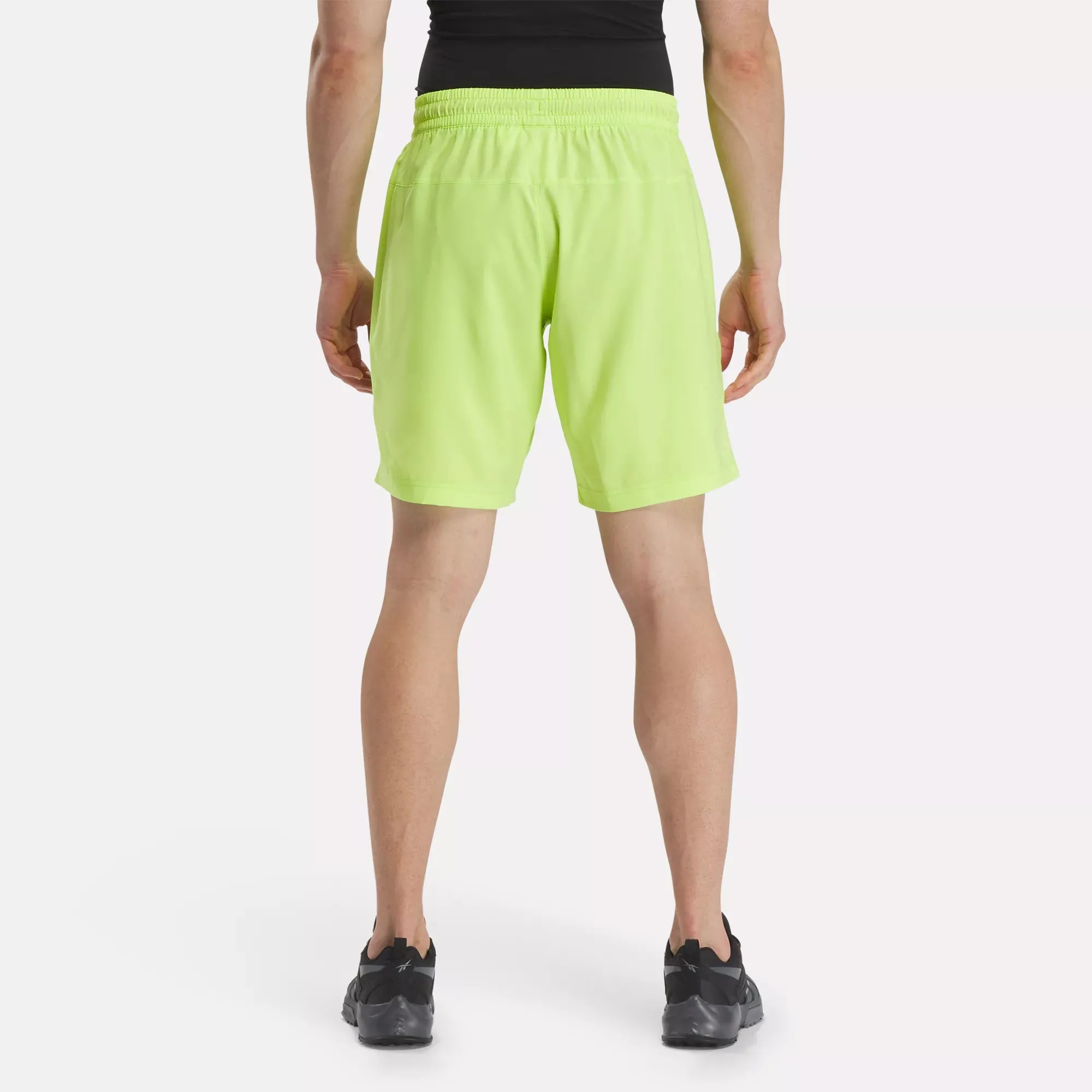REEBOK WORKOUT READY SHORTS UOMO GIALLO FLUO