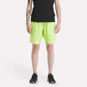 REEBOK WORKOUT READY SHORTS UOMO GIALLO FLUO