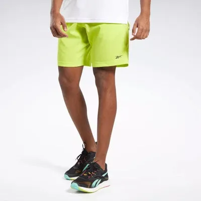 REEBOK WORKOUT READY SHORTS UOMO GIALLO FLUO