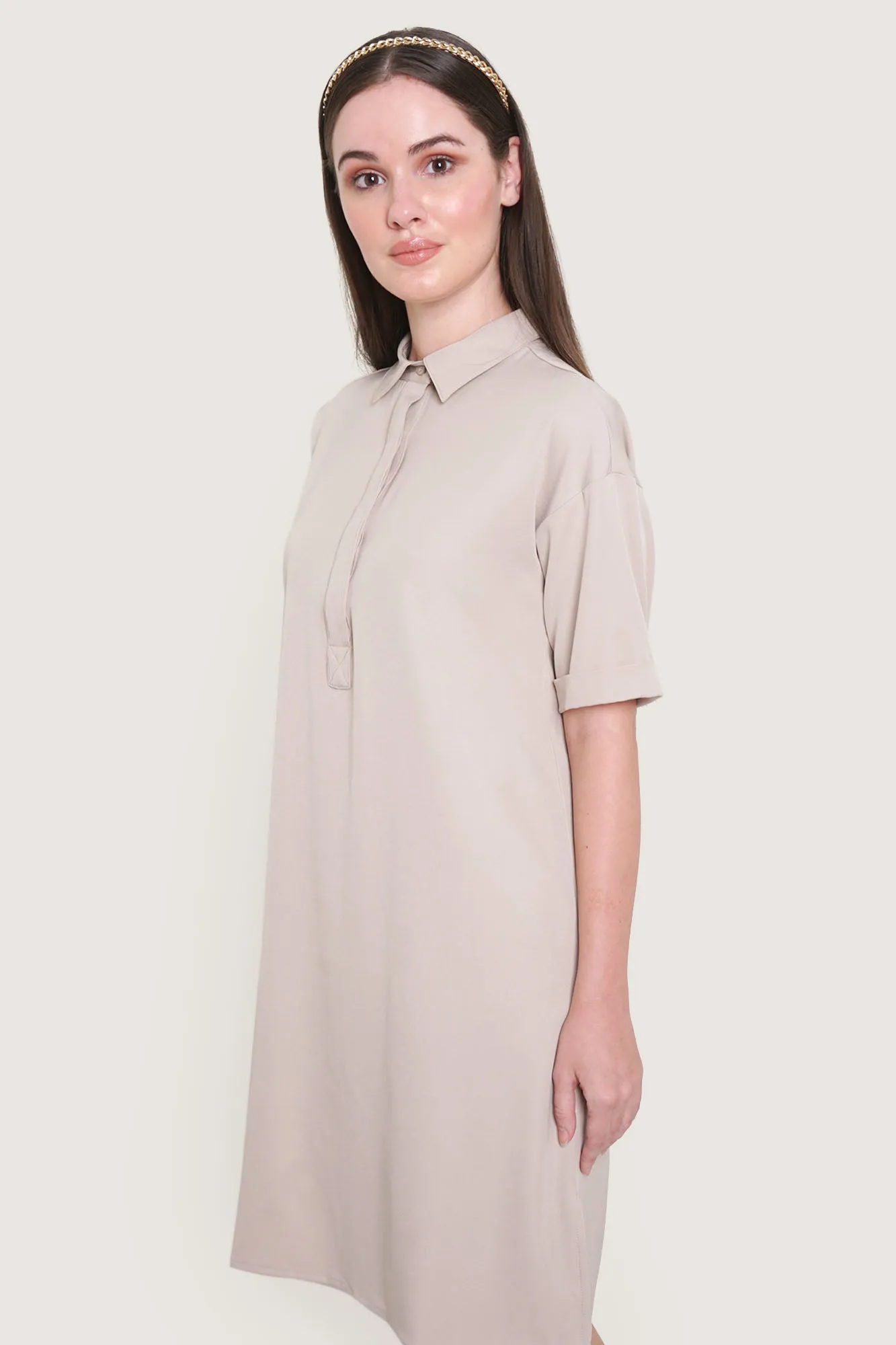 Relaxed Shirt Dress