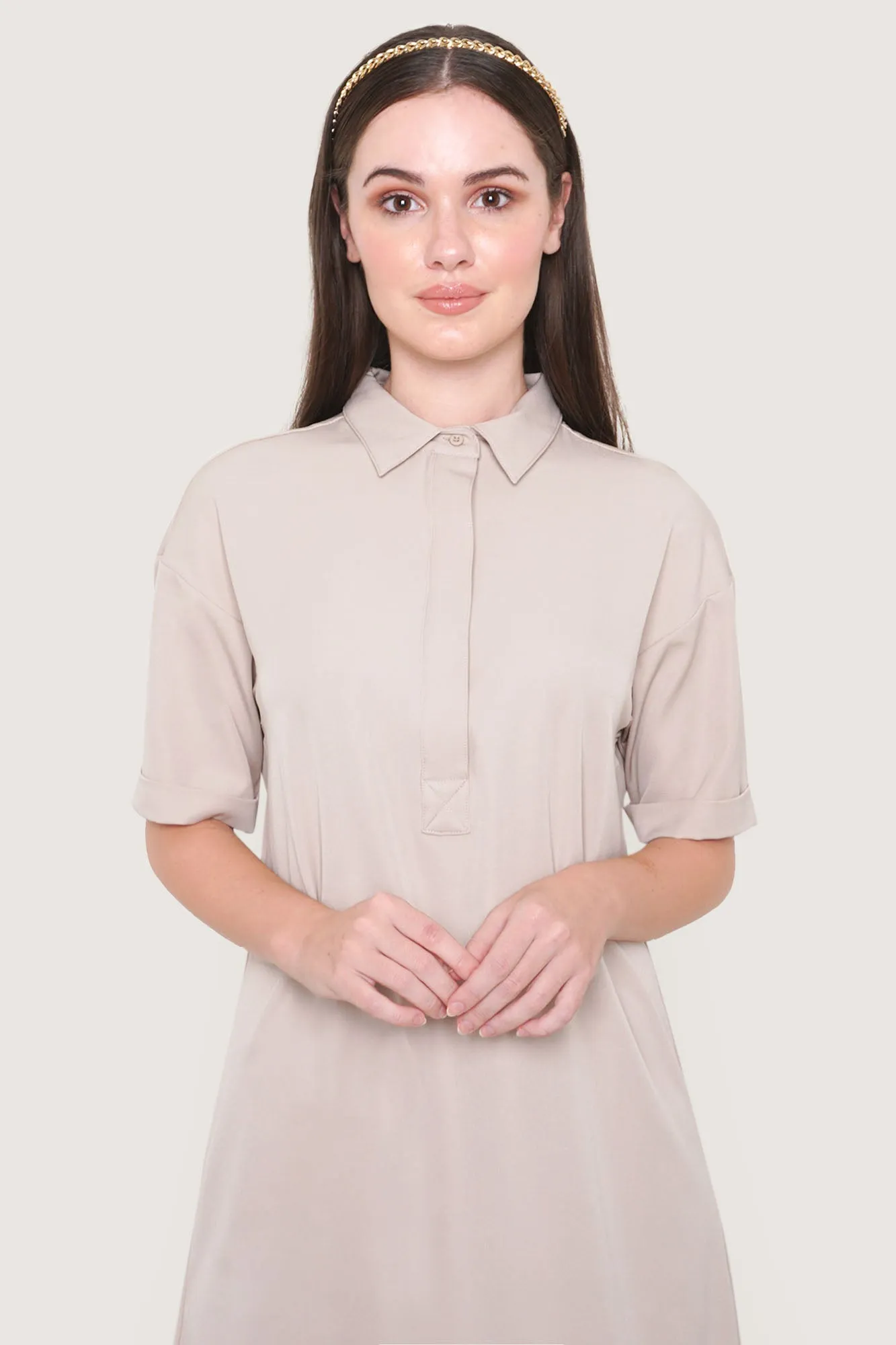 Relaxed Shirt Dress