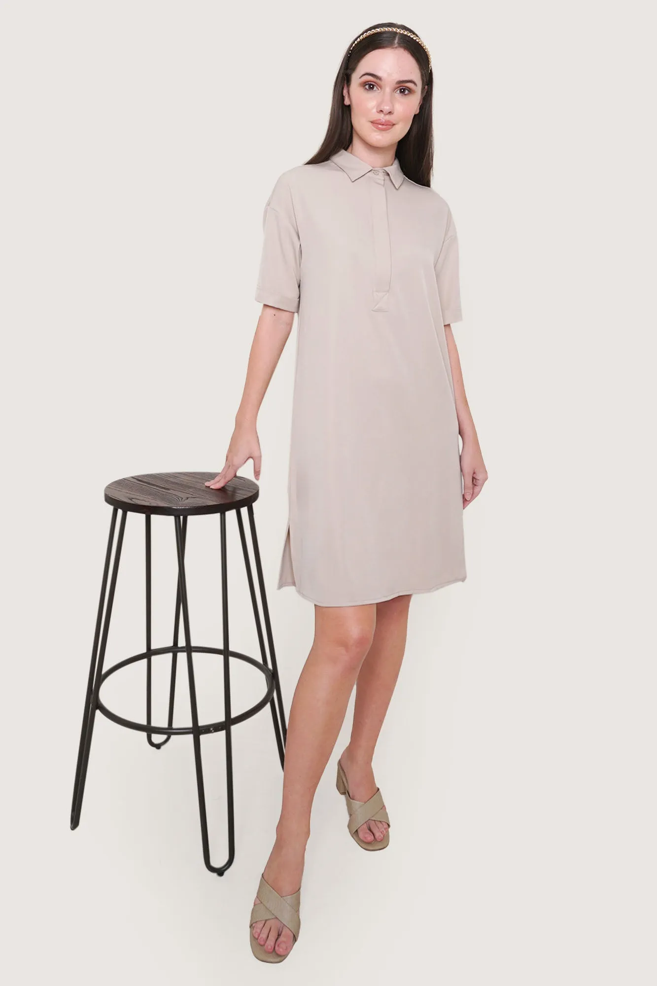 Relaxed Shirt Dress