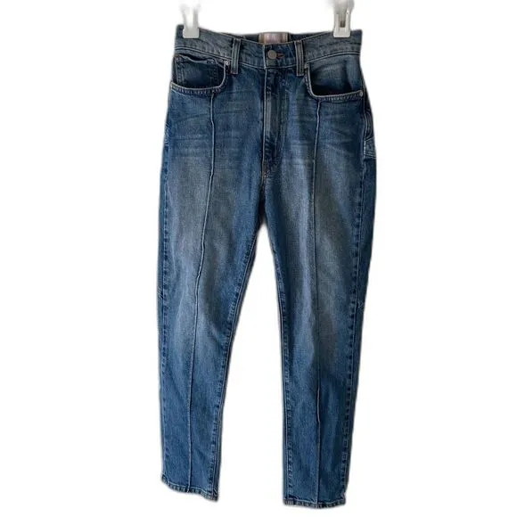 Revice Venus Stargazer Jeans size 27 with Star Embroidery Design Cropped Denim