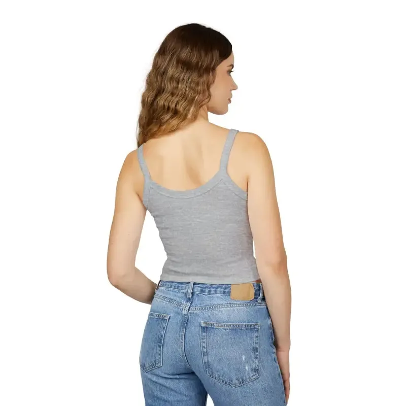 Royal Heart Crown Spaghetti Strap Tank for Instant Chic
