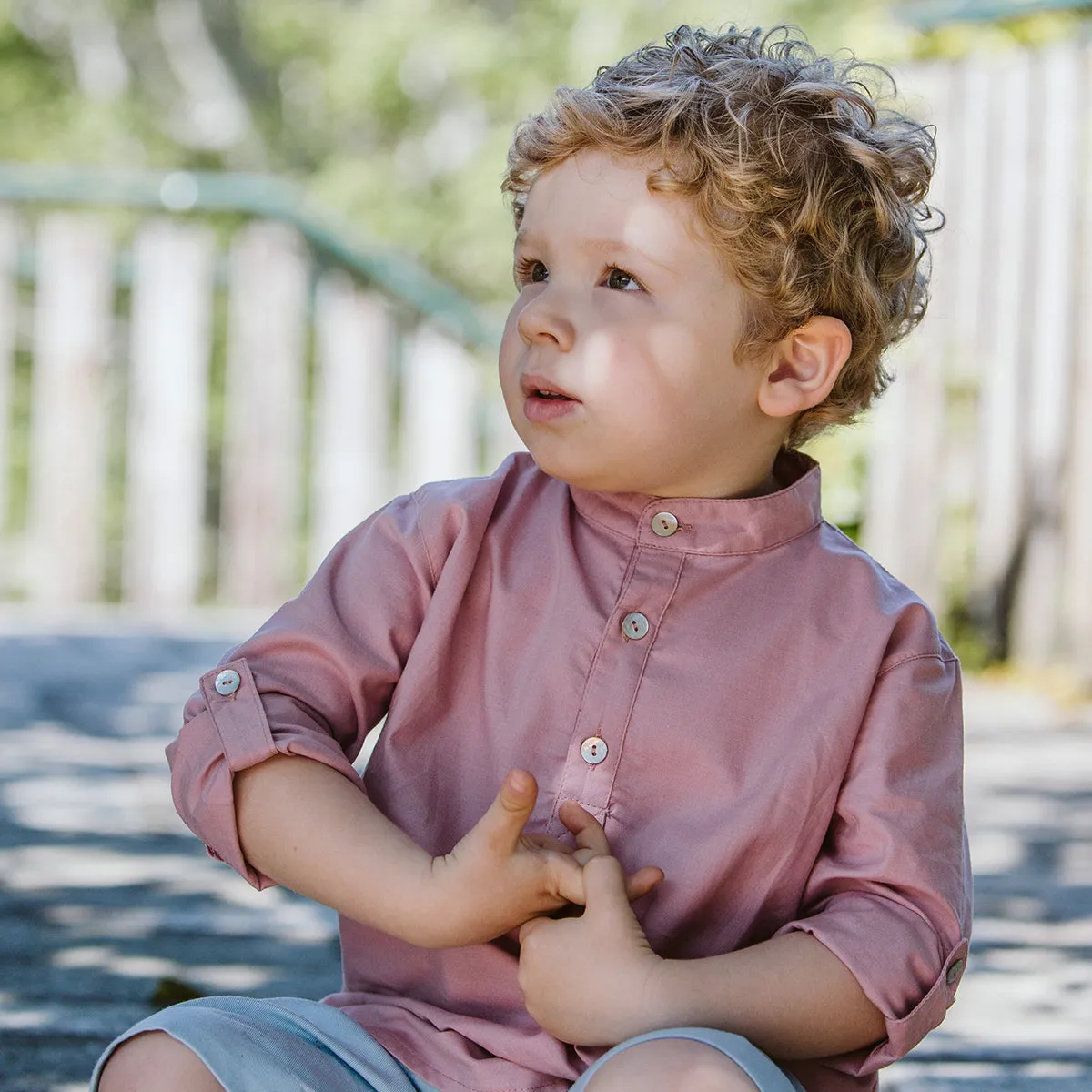 Rufus Dusty Pink Boy Shirt