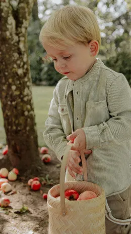 SAGE BUTTON SHIRT