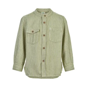 SAGE BUTTON SHIRT