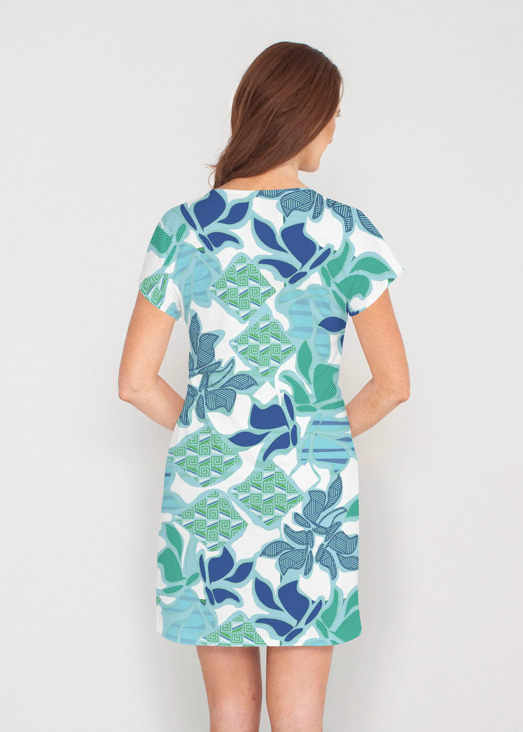Sail Blue (8087) ~ Lucy Tee Dress