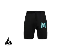 Saint Micheal Saint Shorts "Black Blue"