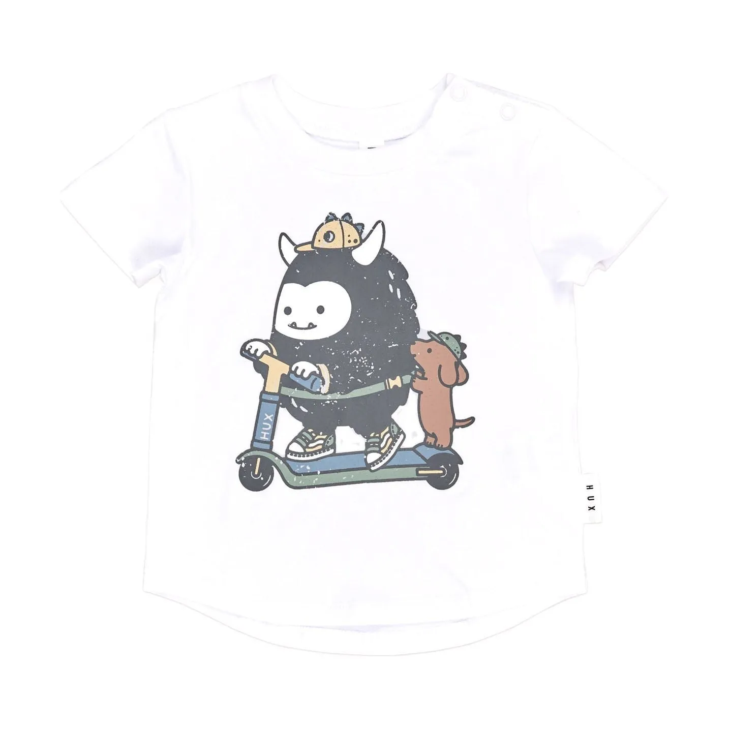 Scooter Monster Tshirt White