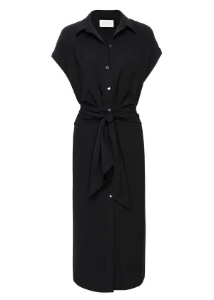 Setia Belted Dress (Black)