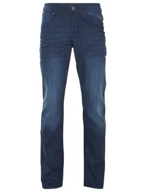 Shine Original Nohavice Loose Fit Jeans Dour Blue