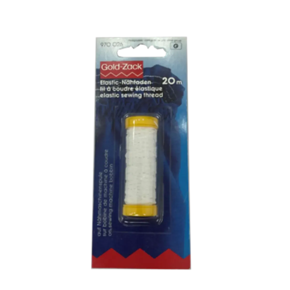 Shirring Elastic Sewing Thread Gold-Zack By Prym - Available In White Or Black