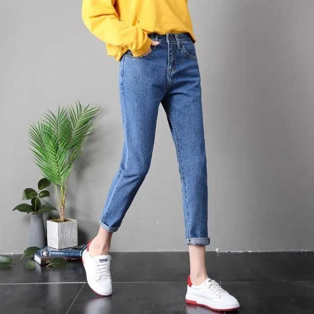 Shredded Denim Pants