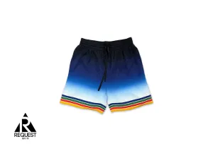 Silk Monogram Shorts"Studio De Musique"
