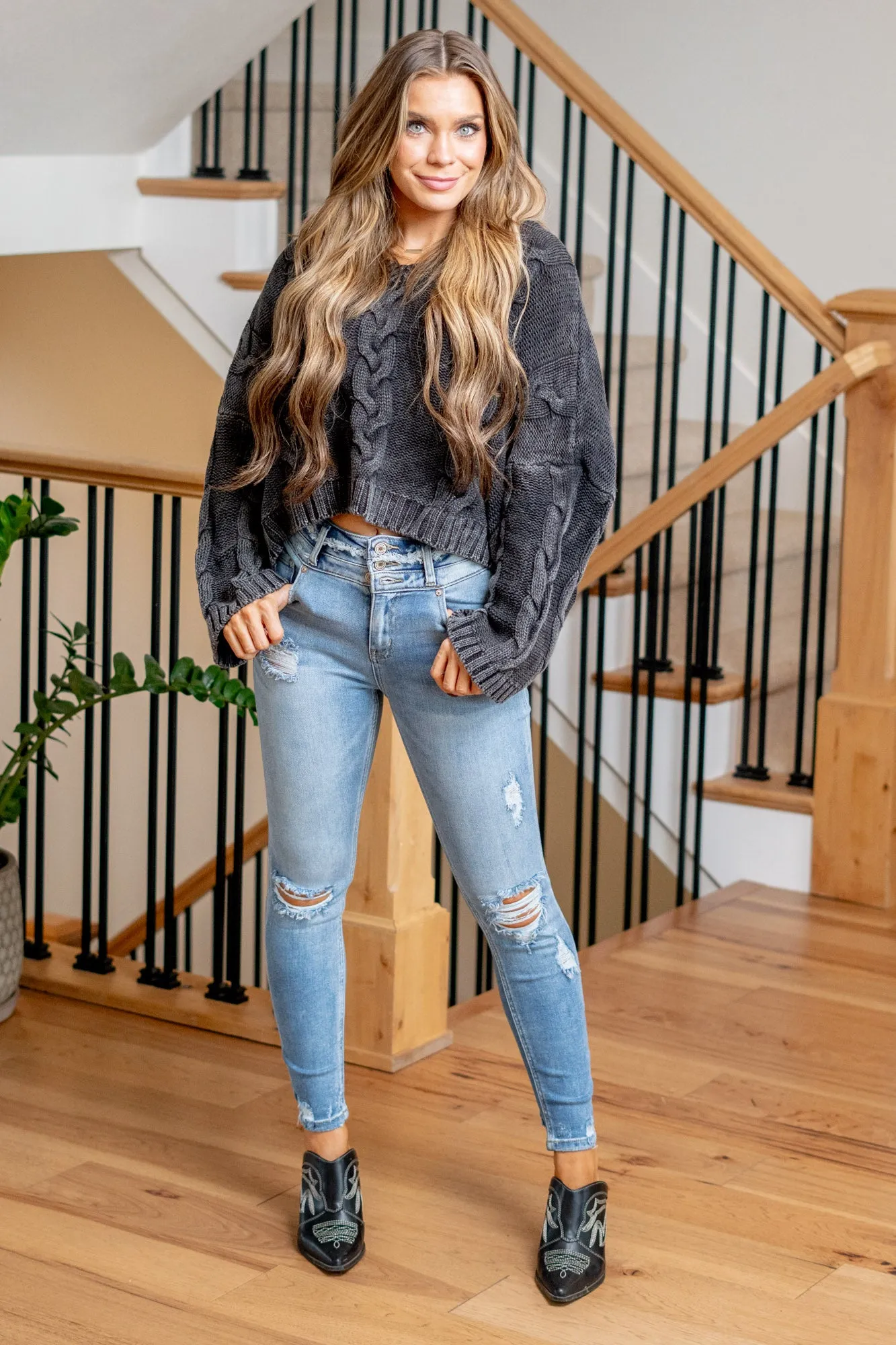 Simone Ultra High Rise Ankle Skinny