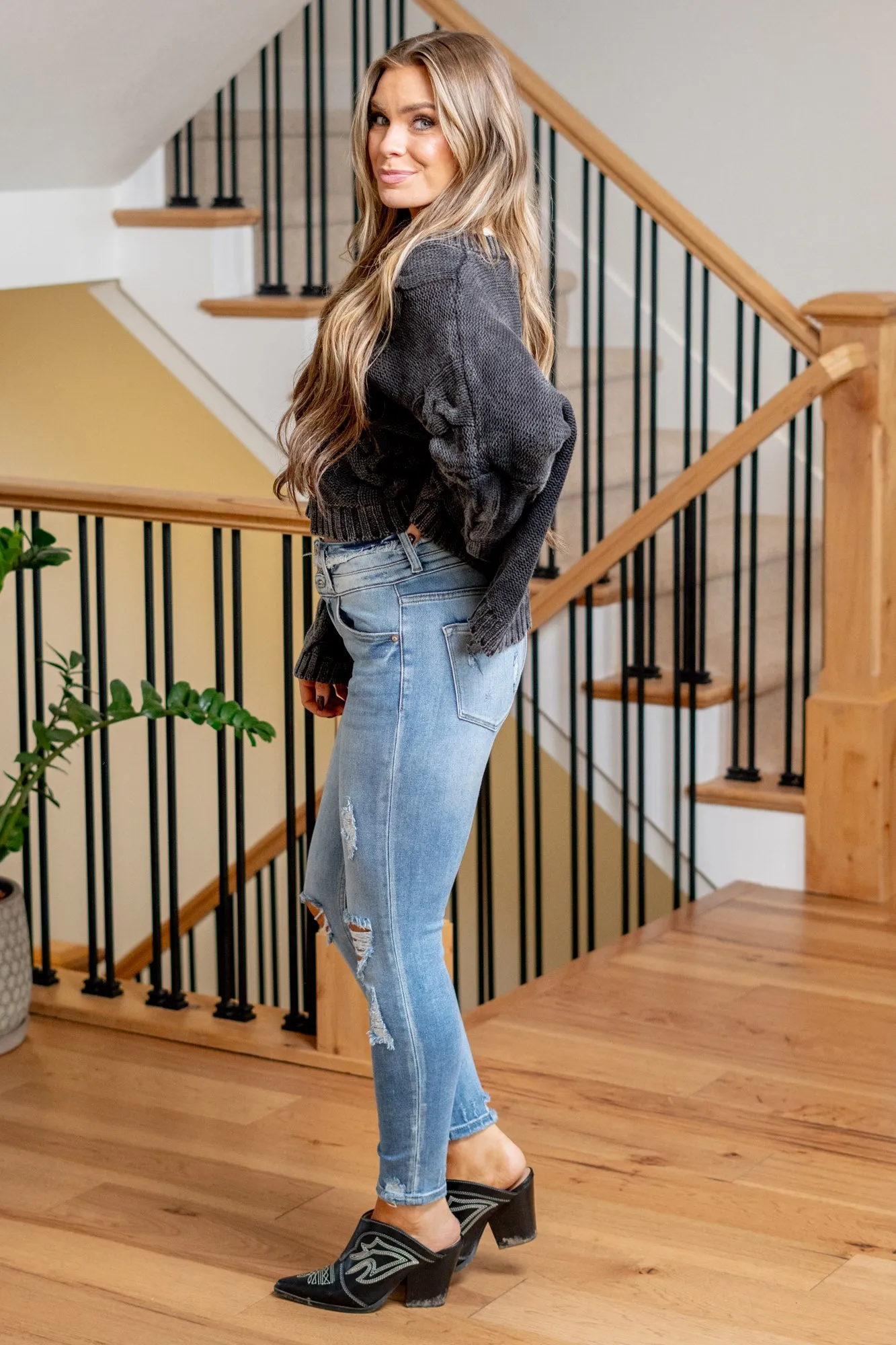 Simone Ultra High Rise Ankle Skinny