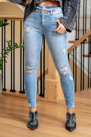 Simone Ultra High Rise Ankle Skinny