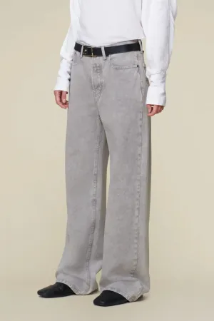 SKATER LOOSE JEANS - GREY SNOW