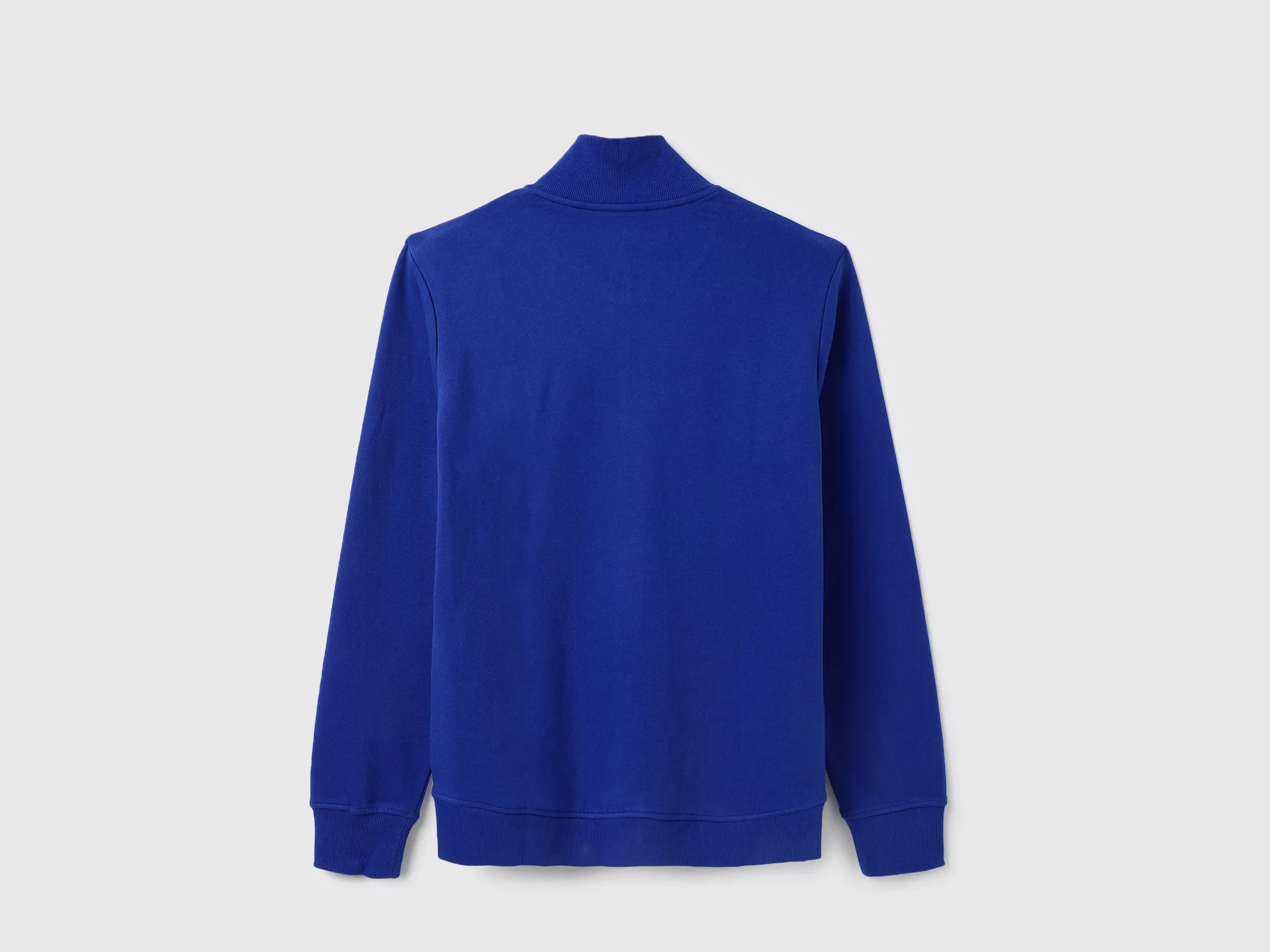 Slim Fit High Neck Solid Sweatshirts