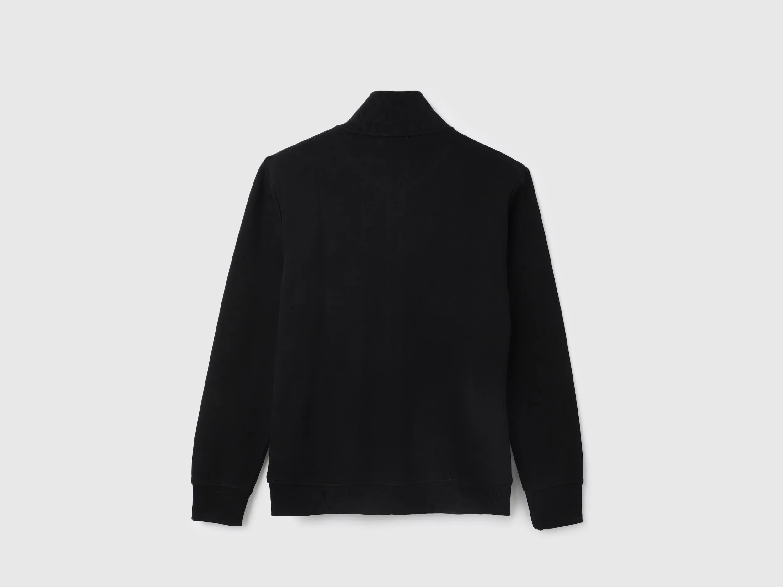 Slim Fit High Neck Solid Sweatshirts