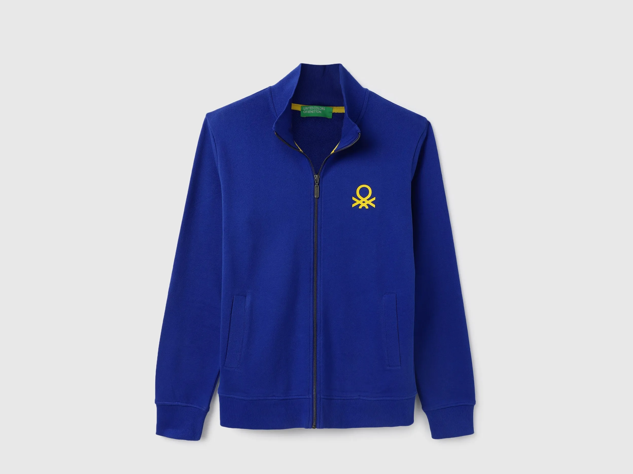 Slim Fit High Neck Solid Sweatshirts