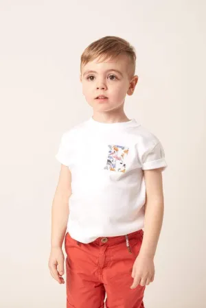 Small Letter & Large Number T-Shirt