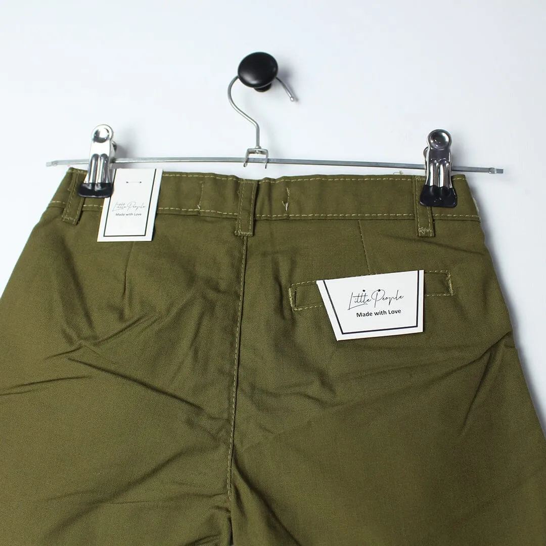 Smart Green Themed Summer Boys Short