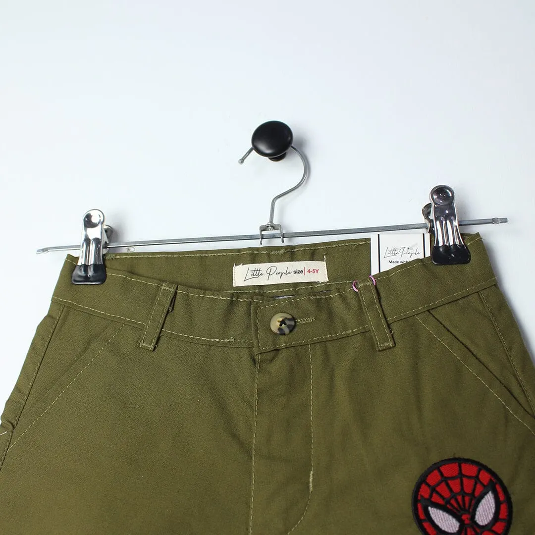 Smart Green Themed Summer Boys Short
