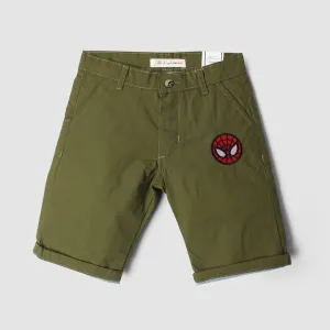 Smart Green Themed Summer Boys Short
