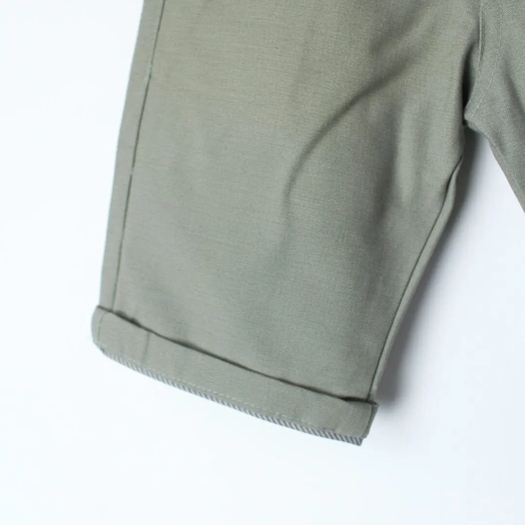 Smart Green Themed Summer Boys Short