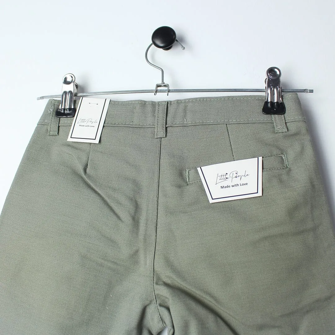 Smart Green Themed Summer Boys Short