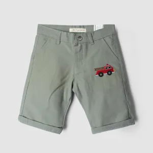 Smart Green Themed Summer Boys Short