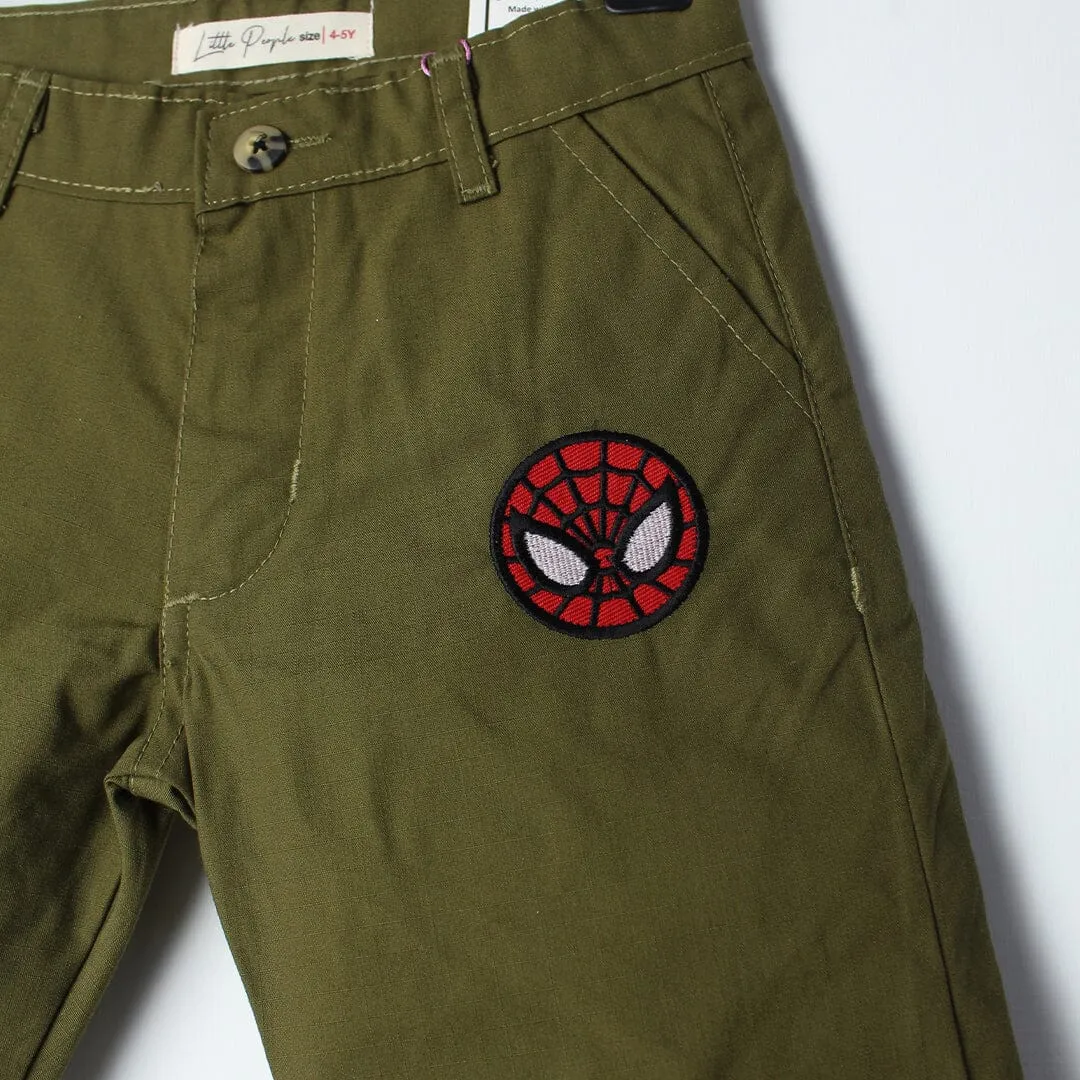 Smart Green Themed Summer Boys Short
