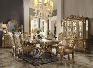 Smart Looking Dining Table, Gold