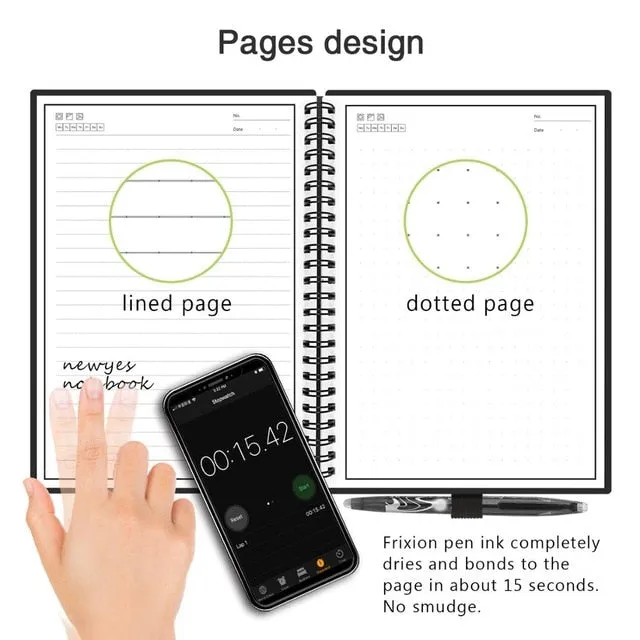 Smart Reusable Erasable Notebook Microwave