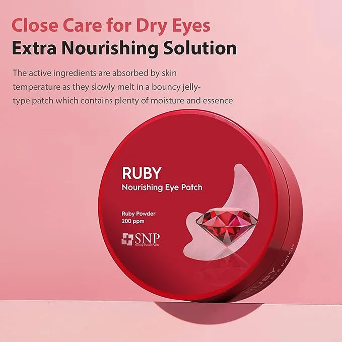 SNP Ruby Nourishing Eye Patch, 60 Patches