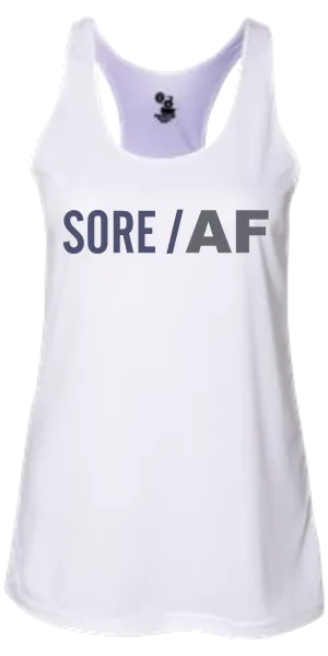 Sore/ AF Tee Shirt White Racerback
