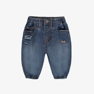 Souris Mini Faded Denim Pants - Newborn