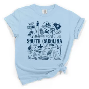 South Carolina Collage Short Sleeve T-Shirt