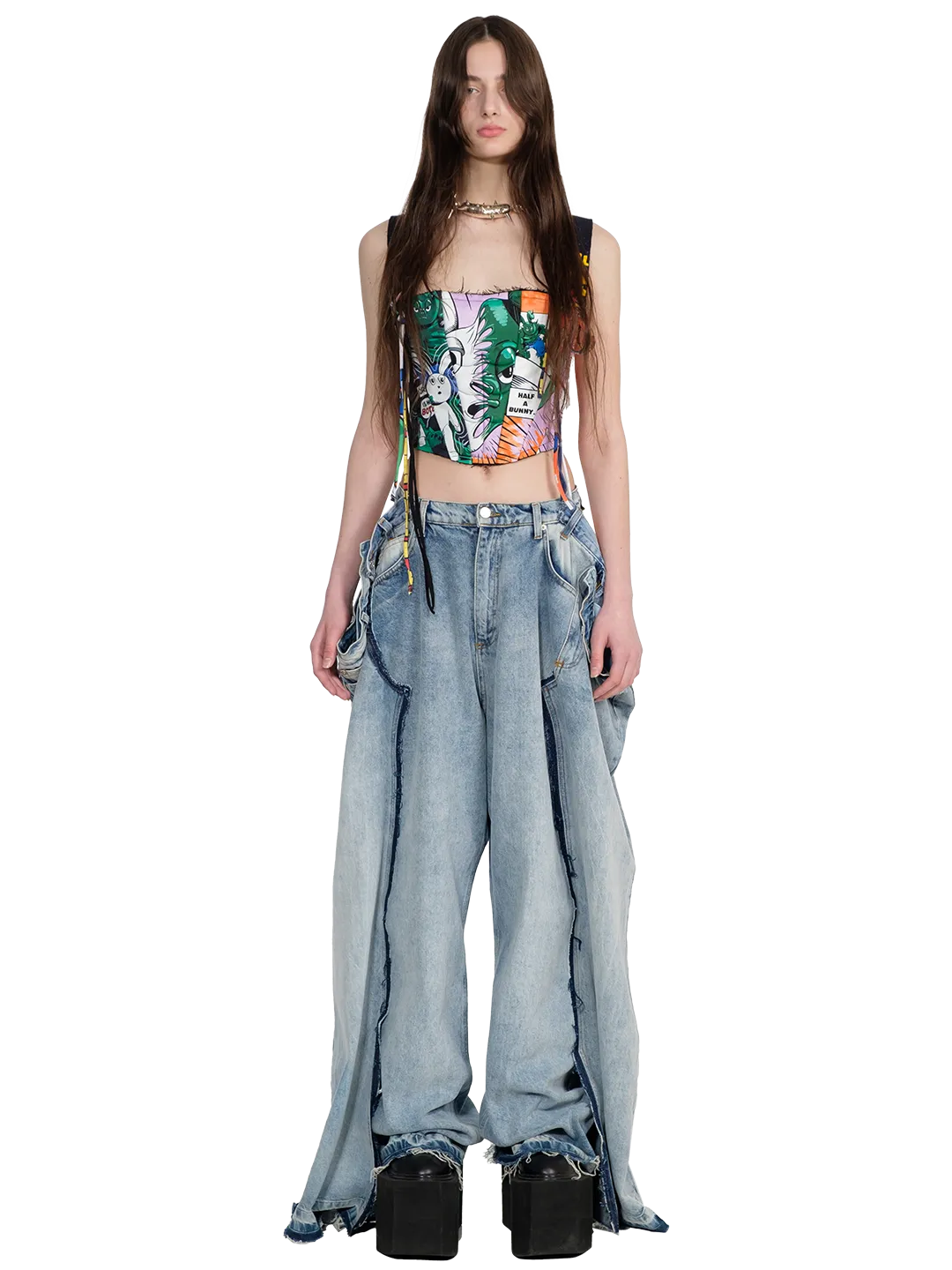 Split Double Jeans