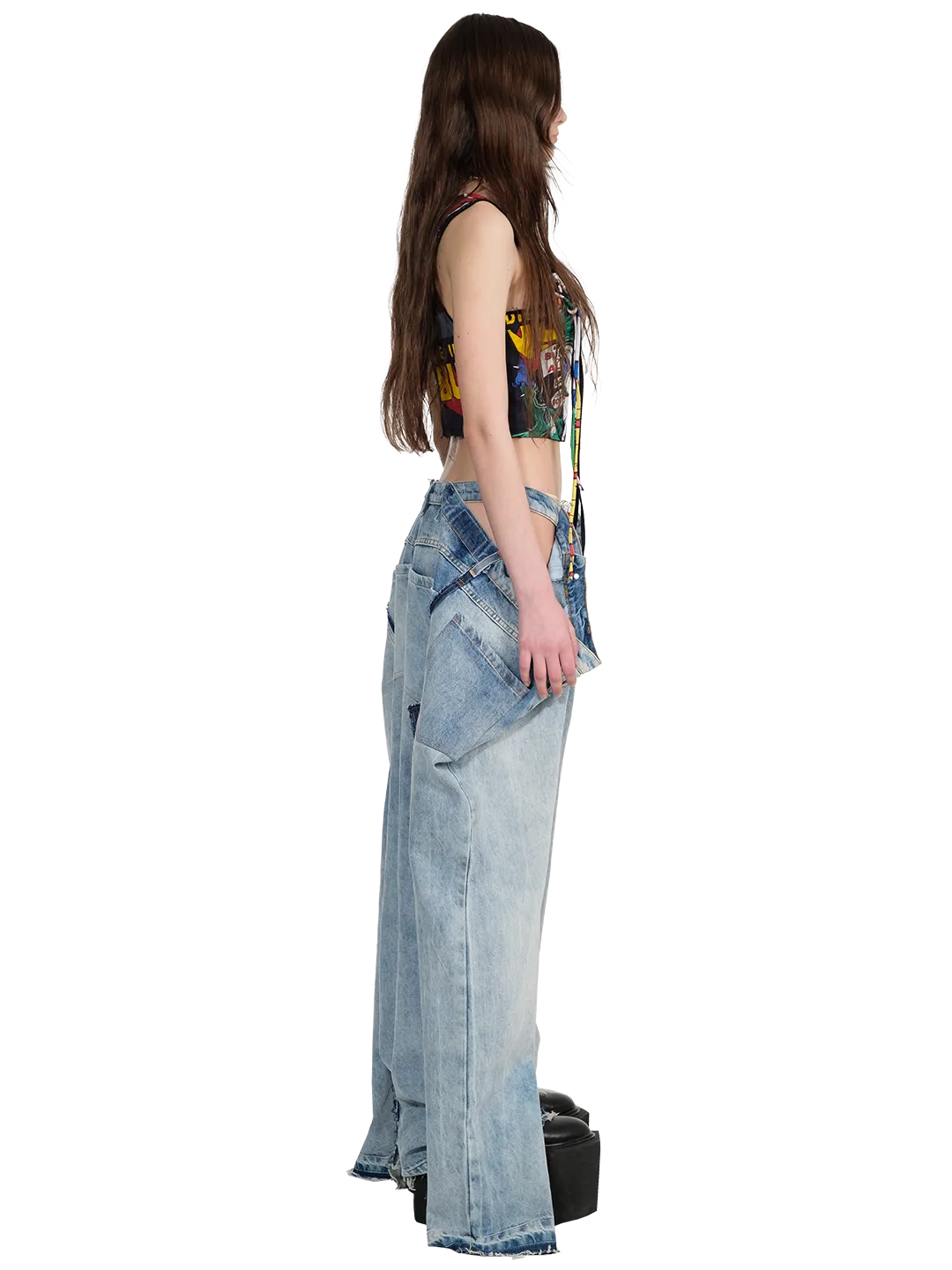 Split Double Jeans