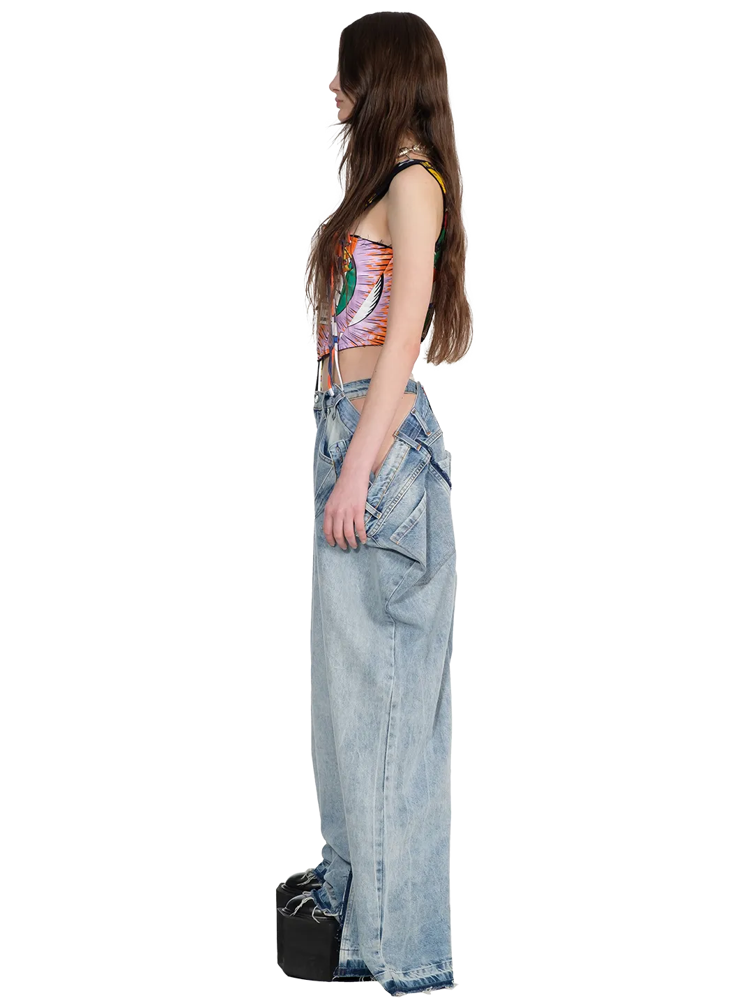 Split Double Jeans