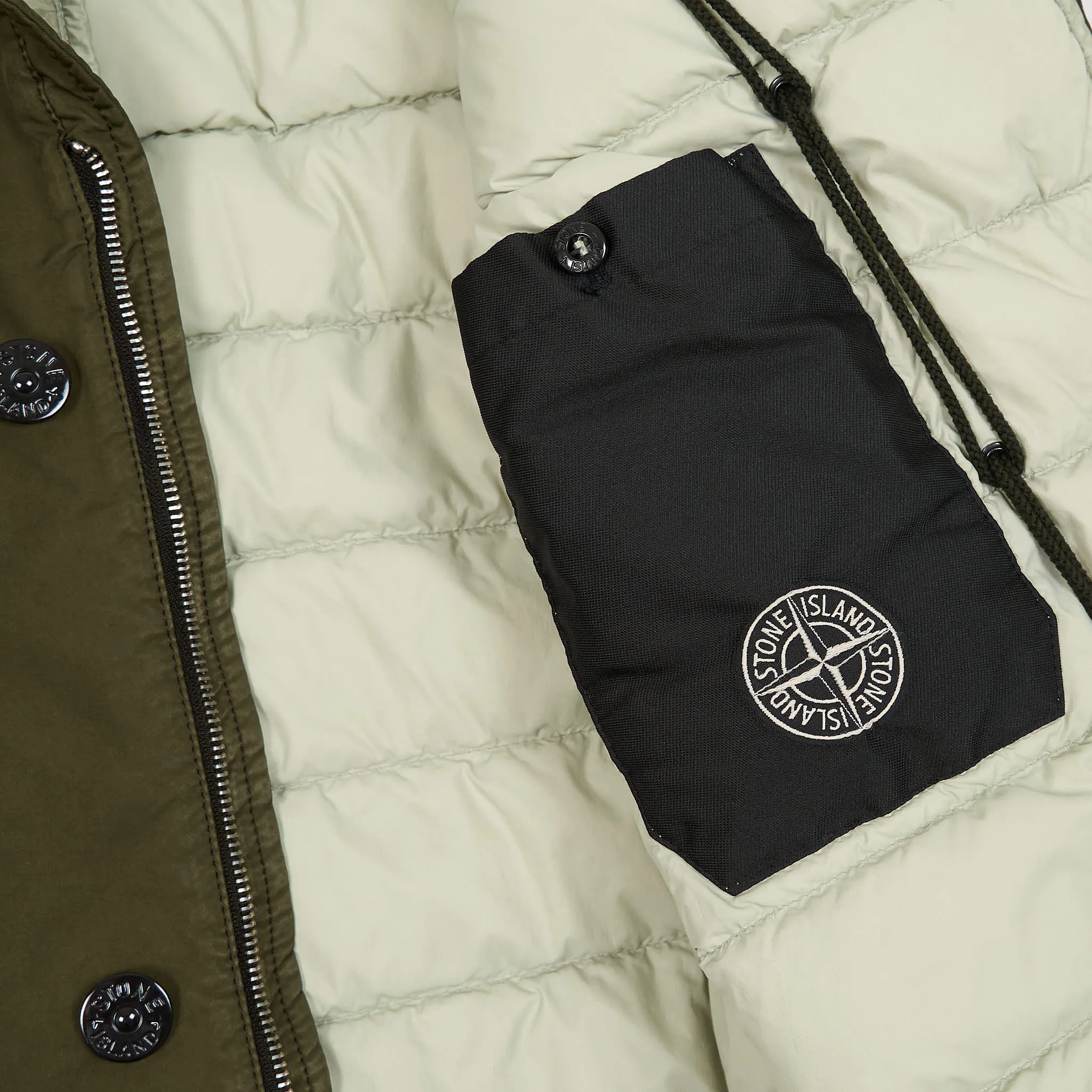 Stone Island David-TC Down Jacket With Removable Liner