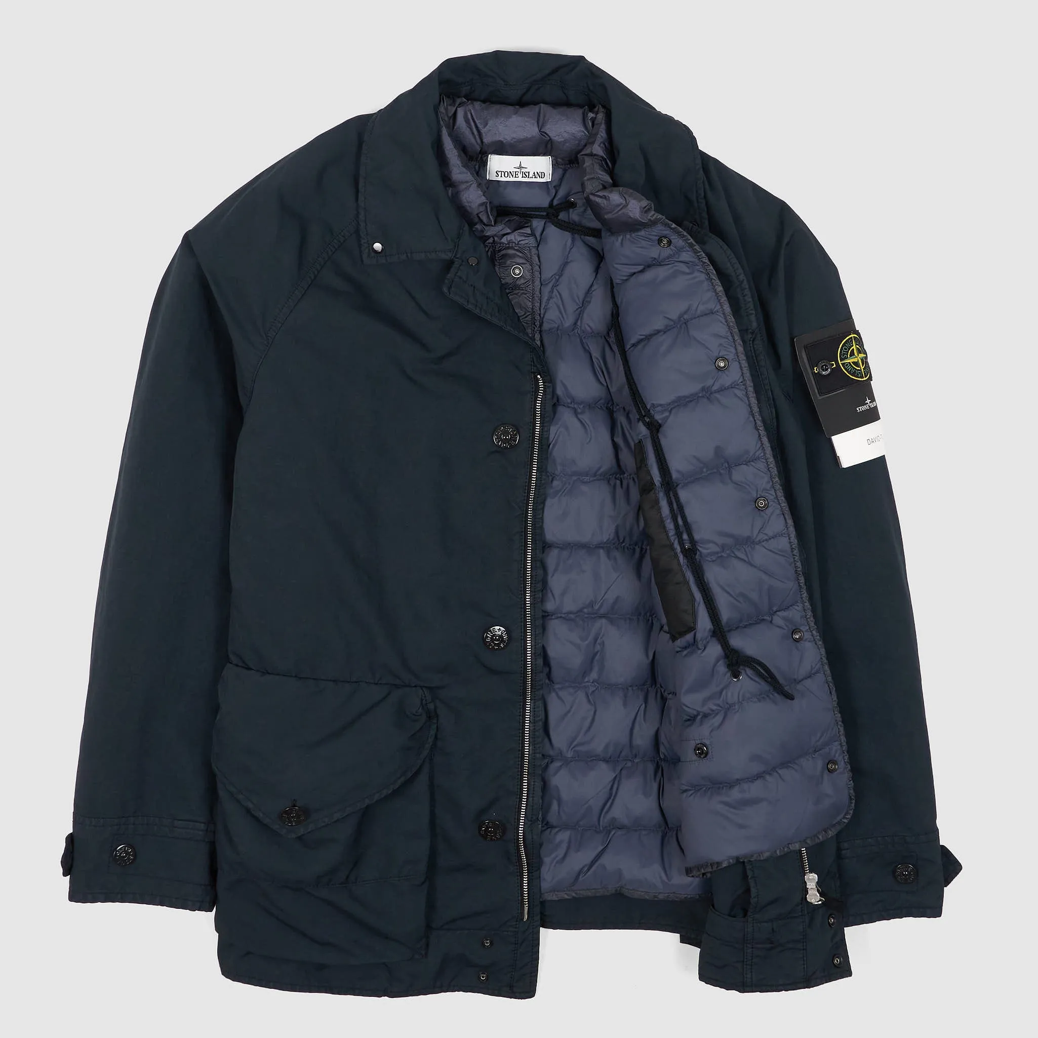 Stone Island David-TC Down Jacket With Removable Liner